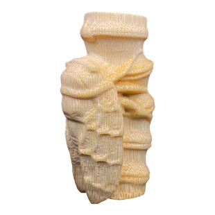 文玩玉竹龙血金丝竹手把件雕刻竹雕天然实心配饰挂件摆件一鸣惊人