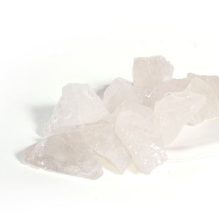 天然白水晶扩香石原石碎石毛料矿石家用香薰晶石容器石头家用摆件