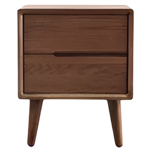 实木床头柜橡木床边柜抽屉柜储物柜卧室收纳柜北欧简约