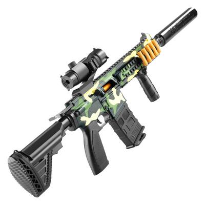 电动连发m416仿真装备软弹枪玩具