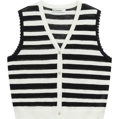 【播奥莱】播针织马甲商场同款2024夏新款v领背心上衣BDR2MD1684