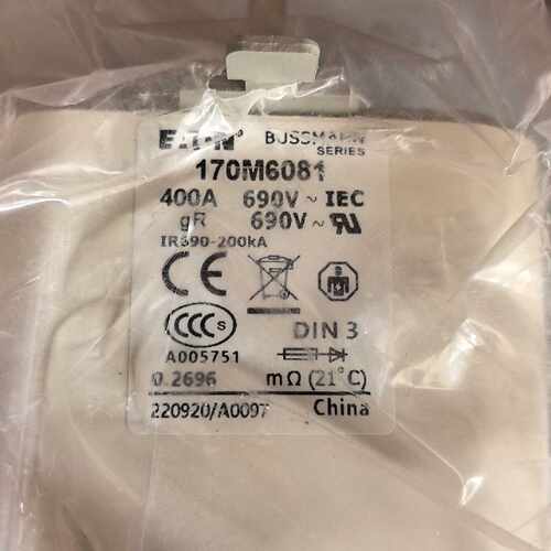 170M6081  依顿熔断器 400A