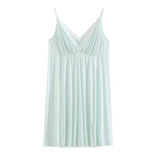 吊带睡裙女性感莫代尔法式短裙夏宫廷风薄睡衣宽松连衣裙2025新款