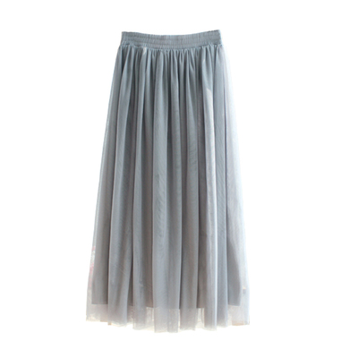 掌柜推荐  集优点于一身的网纱裙半身裙女长裙中长裙长纱裙子