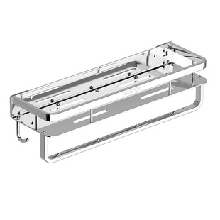 304不锈钢厨房调料置物架油盐酱醋调味品料收纳架子免打孔壁挂式