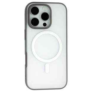 米斯登适用苹果16promax简盾优限手机壳16plus磁吸保护套15pro全包软边防摔极简肤感磨砂半透明轻薄裸感新款s