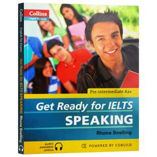 柯林斯备考基础雅思口语 Collins Get Ready for IELTS Speaking 英文原版 备考雅思英语考试辅导书 英语考试辅导书