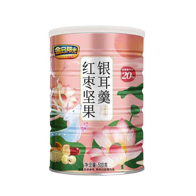 金日阳光红枣坚果银耳羹送杯勺