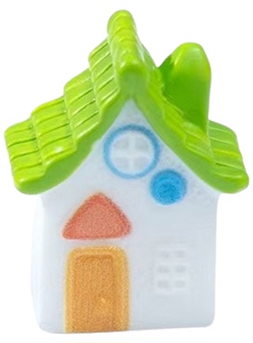 微景观创意乡村瓦片小房子摆件