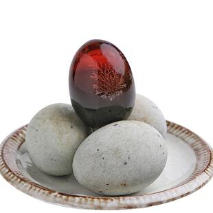 溢流香松花皮蛋松花蛋20枚*66g变蛋农家散养土鸭变蛋凉拌皮蛋盒装