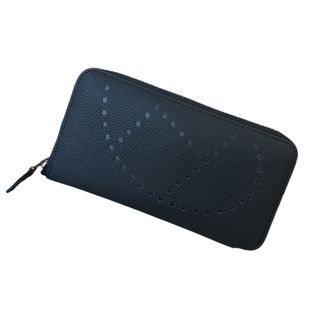 真皮钱夹放手机男女通用里外高档纯牛皮长款拉链钱包多卡位大钞夹