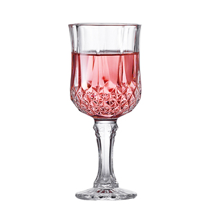 玻璃红酒杯高脚杯高颜值喝葡萄酒杯家用女可爱矮香槟杯子轻奢复古