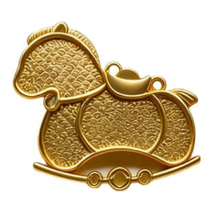 非遗宋锦胸针圣诞节小鹿胸针新中式diy小马胸针材料包喜字配饰