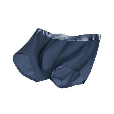 蓝内男士像素风冰丝内裤