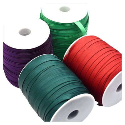 色丁布料单色旗袍包边条滚边条