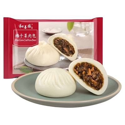 和善园梅干菜肉包半成品包子480g