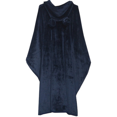 懒人韩版法兰绒披风空调毯