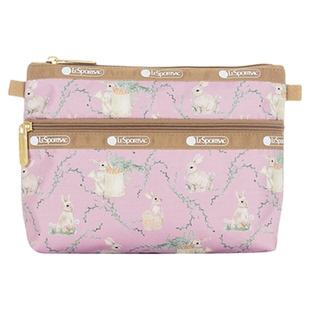 LeSportsac乐播诗新款潮流系列优雅粉色小手机包零钱收纳手拿包