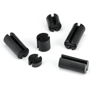 黑色双槽LED间隔柱垫高柱LED灯柱发光管座二极管灯座隔离柱3/5mm