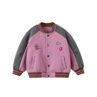 [空气层]齐齐熊宝宝棒球服外套男女童春秋装儿童户外运动休闲上衣