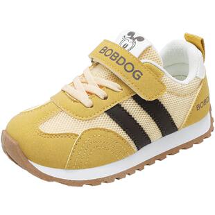 巴布豆童鞋儿童阿甘鞋男童鞋子2026新款春款男宝春鞋女儿童运动鞋