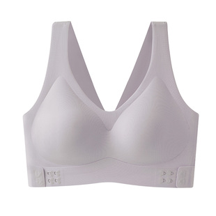 前扣式穿脱更简便背心式小胸聚拢内衣女防跑杯光面无痕防下垂文胸