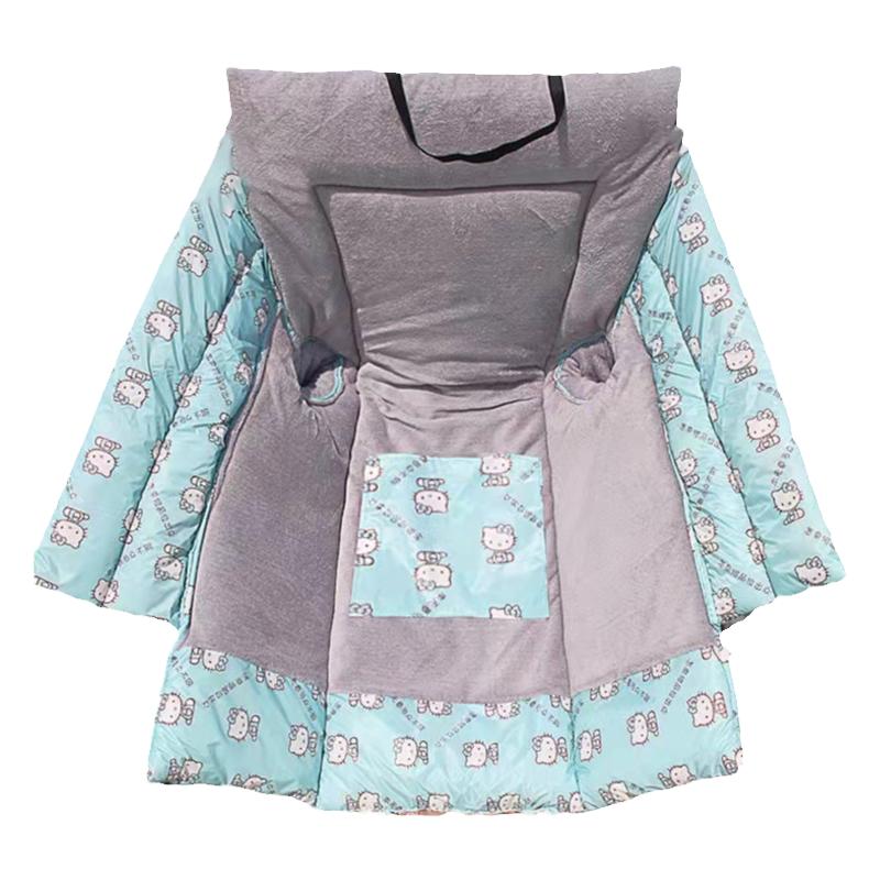 电动车挡风被冬季加绒加厚双面防水三轮摩托电瓶车保暖护膝通用款