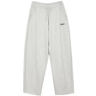 MLMR男装秋季宽松纯色运动休闲裤子卫裤长裤男女同款弯刀裤香蕉裤