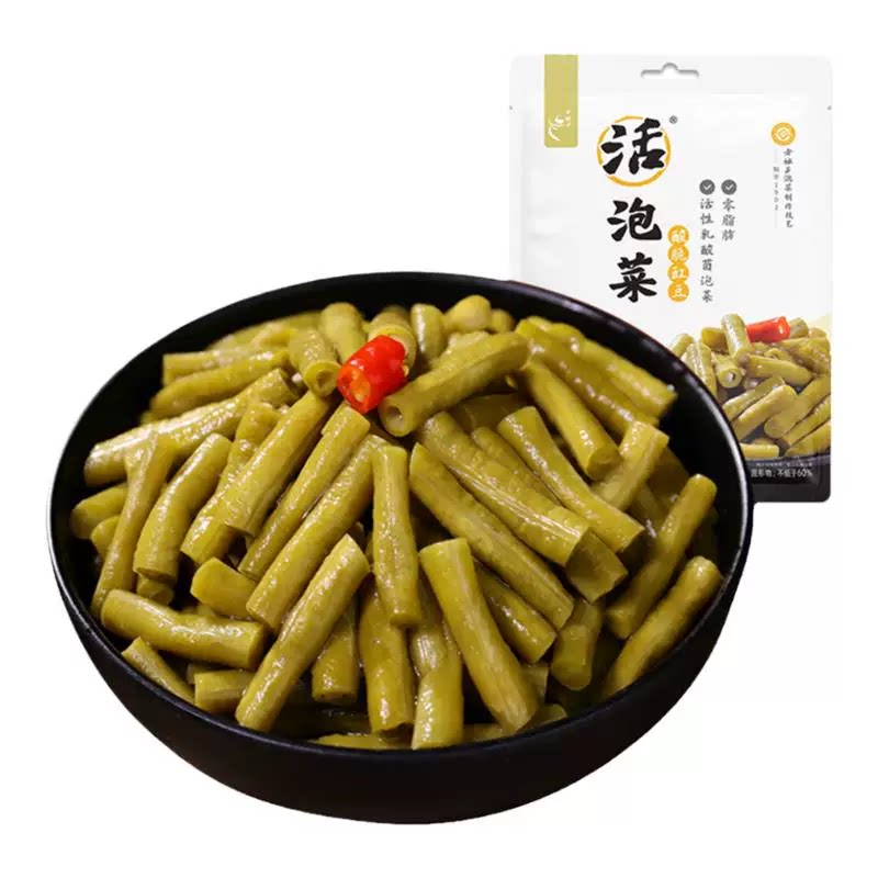 老坛子活泡菜豇豆开味解腻