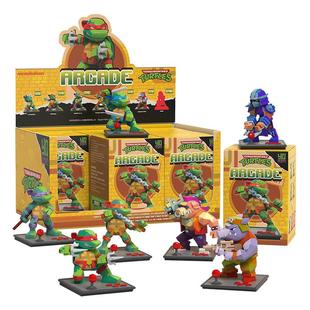 现货MightyJaxx街机：忍者神龟系列盲盒正版联名手办模型生日礼物