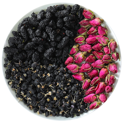 【喝出冷白皮】黑枸杞桑葚玫瑰花