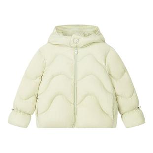 观山见笛莎联名女童三防羽绒服2025冬季新款儿童连帽中式保暖外套
