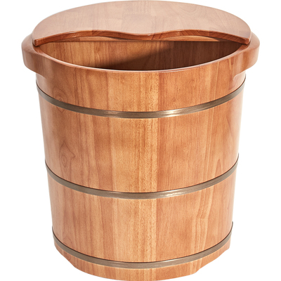 实木泡脚桶持续保温穴位按摩