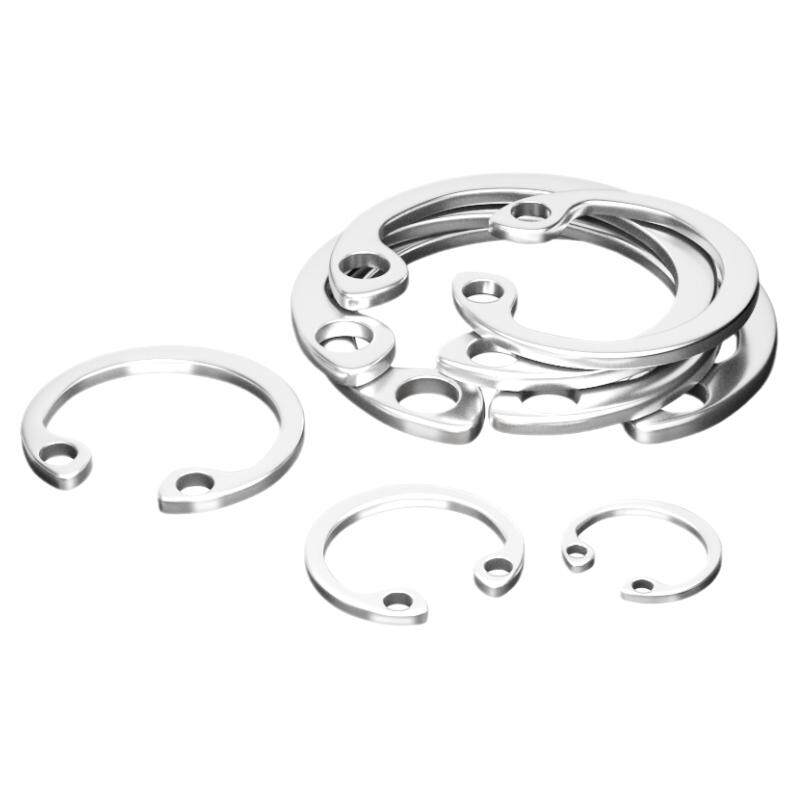 304不锈钢内卡簧孔用弹性挡圈GB893A型孔卡轴承内孔卡簧￠8-160