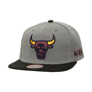 Mitchell&Ness遮阳帽公牛湖人经典时尚复古潮流刺绣遮阳平沿帽MN