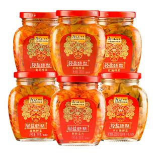 乌江红油榨菜瓶装300g涪陵泡菜轻盐版口口脆清爽开味咸菜下饭菜
