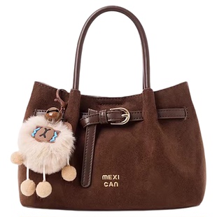 稻草人包包女包2026新款时尚手拎包复古单肩包百搭女士斜挎包正品