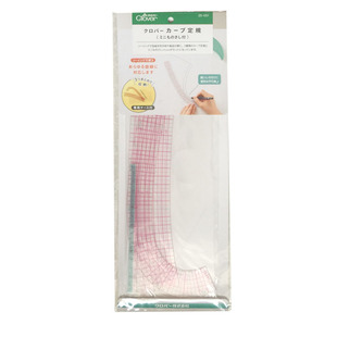 25-051 Clover日本可乐牌工具 裁剪曲线直尺 定规尺套装 鹅头尺