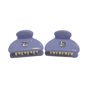 两个dou不够用 基础迷你醋酸水钻小抓夹侧边刘海碎发夹网红发饰女