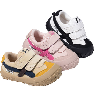 英贝米尼儿童棉鞋冬季加绒加厚运动跑步鞋宝宝鞋子男童软底学步鞋