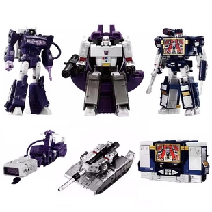 变形金刚TAKARA TOMY 威震天震荡波声波报应号舰桥指挥部三人套装