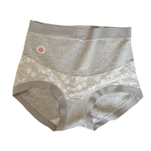 孕妇高腰内裤纯棉抑菌托腹蕾丝孕中期晚期产后月子短裤内穿裤头