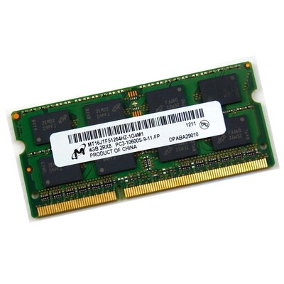 镁光4g笔记本内存DDR31333