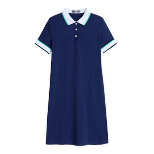 从一时刻2026新款今年流行爆款夏装小众不撞款直筒气质polo连衣裙
