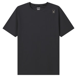蜘蛛春夏男凉感透气圆领短袖T恤