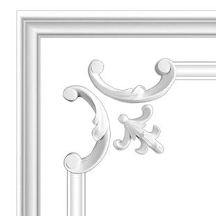 pu线条法式角花背景墙石膏造型美式边框装饰条欧式天花吊顶石膏线