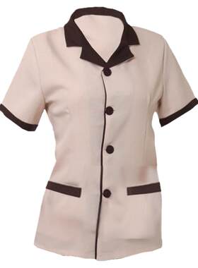 酒店工作服女夏装保洁服套装短袖服装服务员员工服保洁员夏季工装