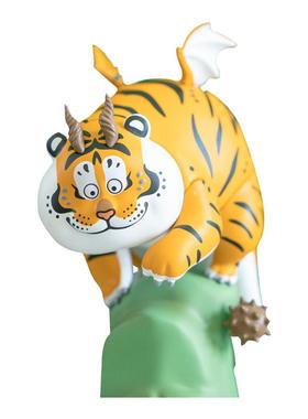 可爱百变盲盒手办小老虎汽车