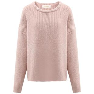 COCOBELLA治愈系温柔粉闪光纱针织毛衣女加厚软糯慵懒风上衣MZ300