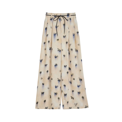 AMERI花卉印花休闲裤